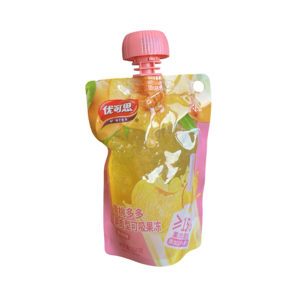 Zhele  pitevoe U.Kiss so vkusom persika 150g