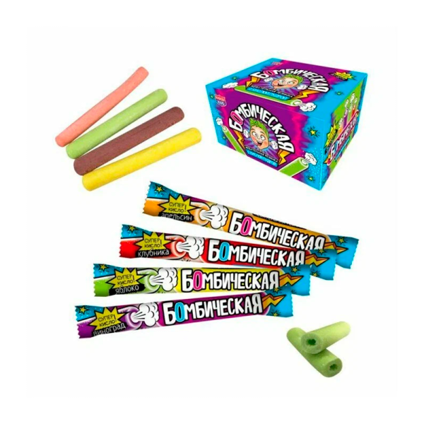 Zhevatelnaya rezinka superkislaya Bombicheskaya 10g