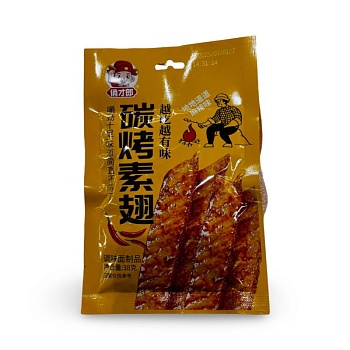 Соевое мясо Латяо Qiaocailang со вкусом жареных крылышек 38г