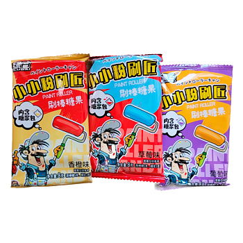 Конфеты Lubai Paitn Roller Карамель фруктовая 8г