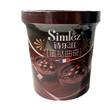 Мини-тарты Simlez с хрустящими шариками в шоколадном соусе 80г