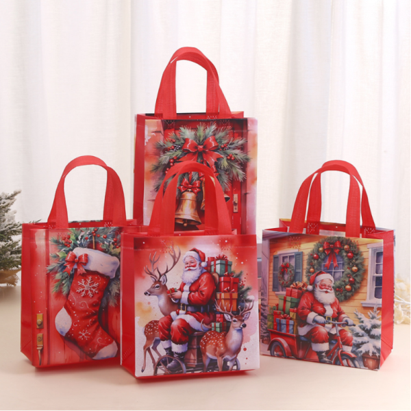 Paket podarochnyy Snax Merry Christmas 5016 32x12x36