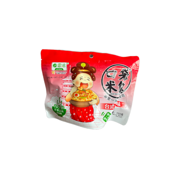 Ris bystrogo prigotovleniya Leiqia so vkusom tushennoy svininy 155g