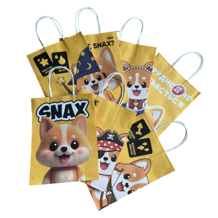 Paket podarochnyy Snax 27x21x11