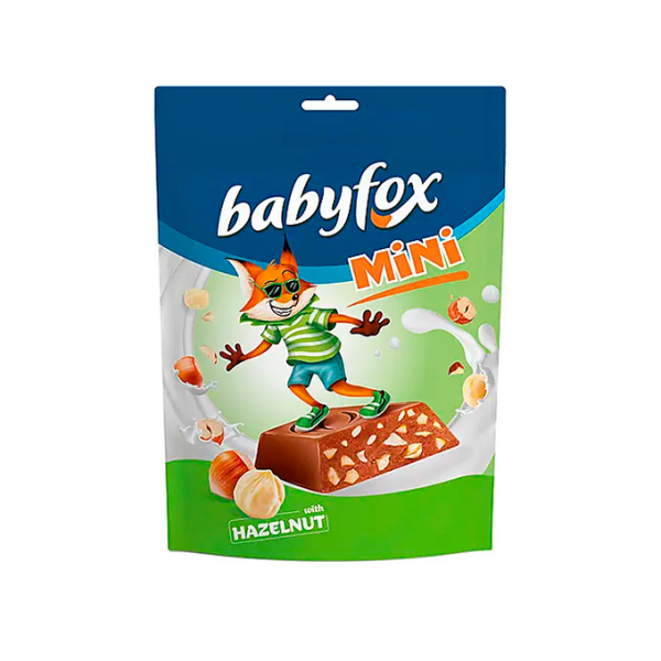 Shokolad BabyFox mini s lesnym orekhom 120g
