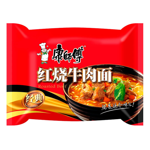 Lapsha Master Kong Mini s govyadinoy i tomatami