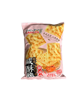 Крекеры Gang-Fu соленые со вкусом острого краба 110г