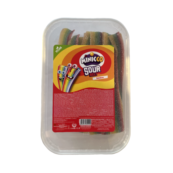 Marmelad v bankakh Miniccco Sour Belt Rainbow 200g