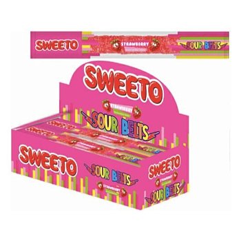 Мармелад Sweeto Belt Кислая лента клубника 8г