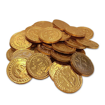 Шоколадная Монетка Snax Биткоин 7г