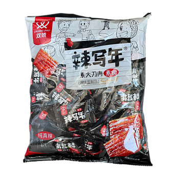 Соевое мясо Shuangjiao Celebrity острая свинина 500г