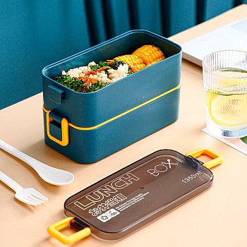 Ланчбокс Yokee Y-2300 1350мл темно-зеленый 