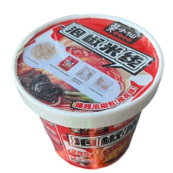 Лапша Mo Xiaoxian острая с маринованным перцем 104г