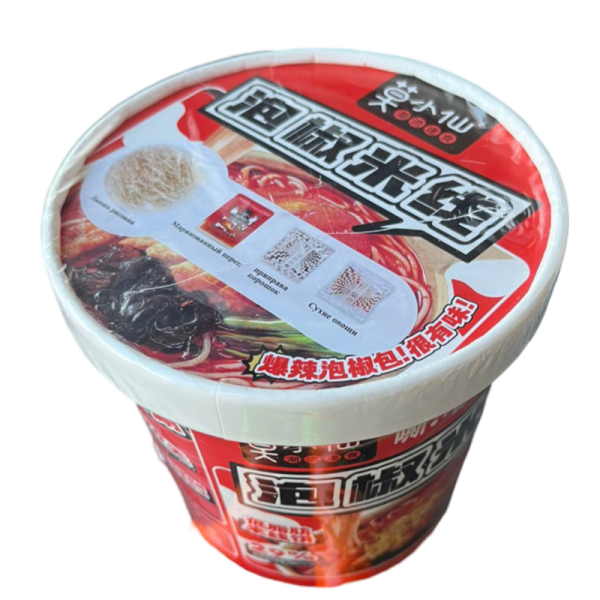 Lapsha Mo Xiaoxian ostraya s marinovannym pertsem 104g