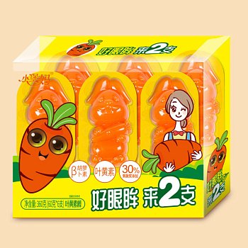 Желе Little Fort Mom Морковное 