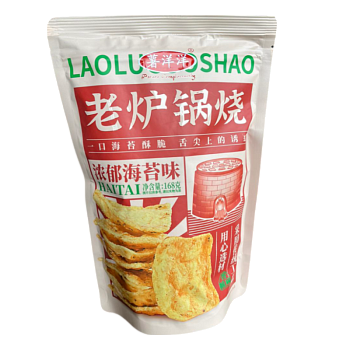 Чипсы ShuYangyang Huajiao со вкусом нори 168г