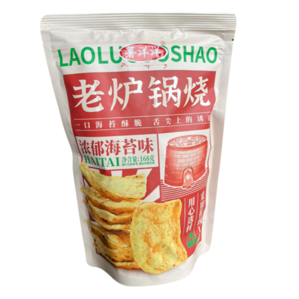 Chipsy ShuYangyang Huajiao so vkusom nori 168g