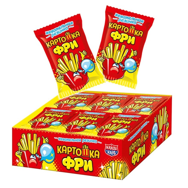 Zhevatelnaya rezinka Kandi Klab Kartoshka Fri 15g