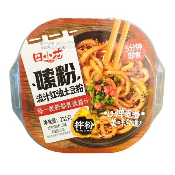 Lapsha udon Tian Xia Hua ostraya s krasnym sousom 231g