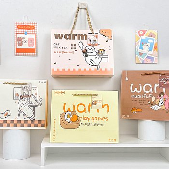 Пакет подарочный Yokee Warm 25*20см