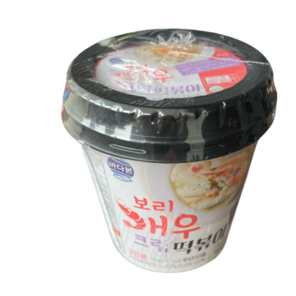 Tokpokki zharennye Badabon so vkusom krevetok v slivochnom souse 118g