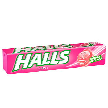 Карамель леденцовая Halls со вкусом арбуза 25г