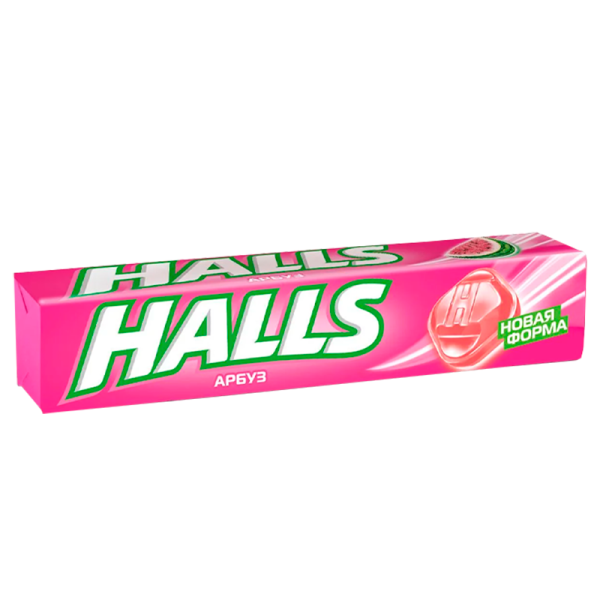 Karamel ledentsovaya Halls so vkusom arbuza 25g
