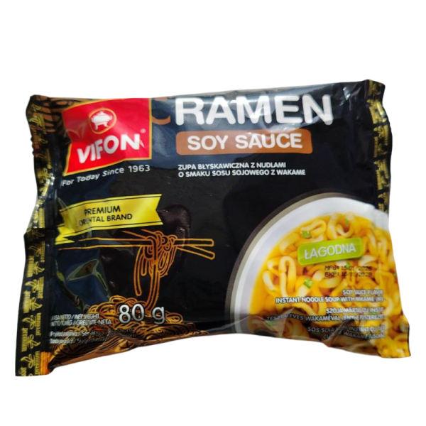 Lapsha VIFON Ramen v soevom souse s vodoroslyami 80g