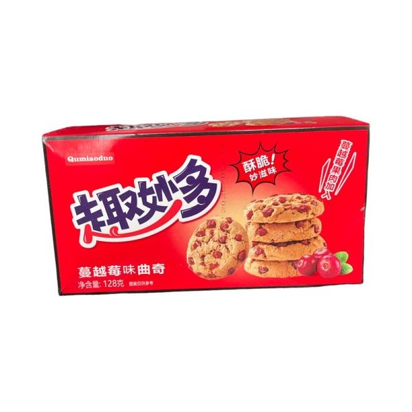 Pechene Qumiaoduo c sushennoy klyukvoy 128g