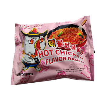 Лапша Minoodles Flavor Ramen со вкусом  курицы в соусе карбонара 145г