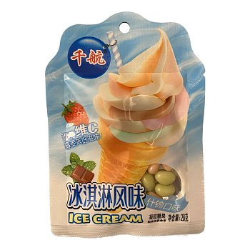 Драже Xiamen Ice Cream мороженое 28г