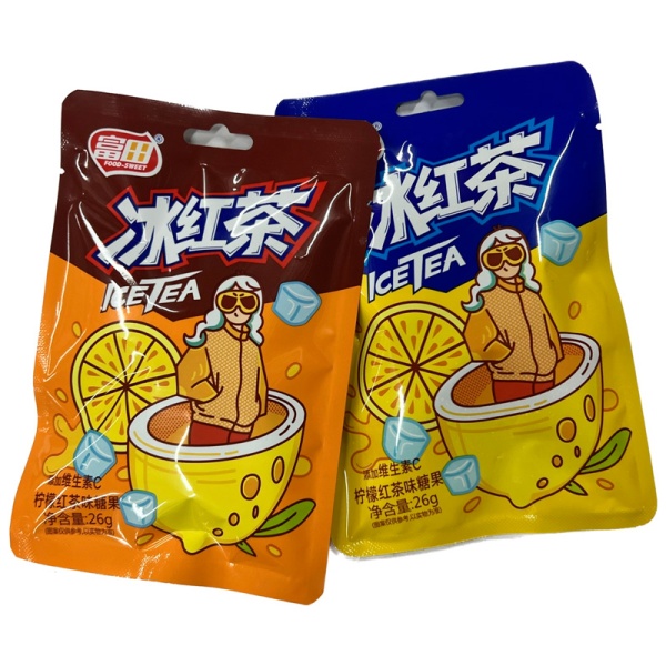 Konfety FoodSweet so vkusom chaya s limonom 26g