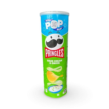 Чипсы Pringles со вкусом сметаны и зелени 165г