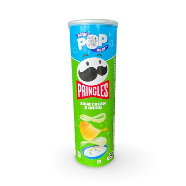 Chipsy Pringles so vkusom smetany i zeleni 165g