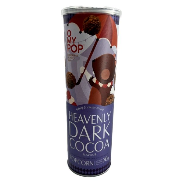 Popkorn Omypop Nebesnoe Temnoe kakao 70g