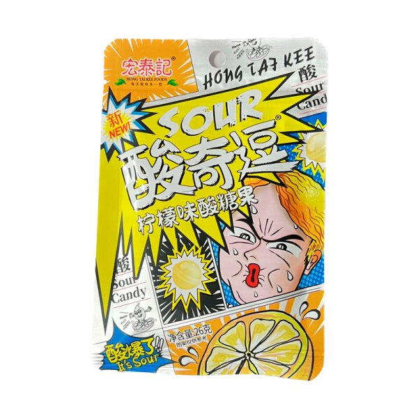 Konfety Hong Tai Kee Foods Super kislye limon 26g