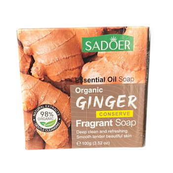 Мыло Sadoer с эфирным маслом имбиря 100g