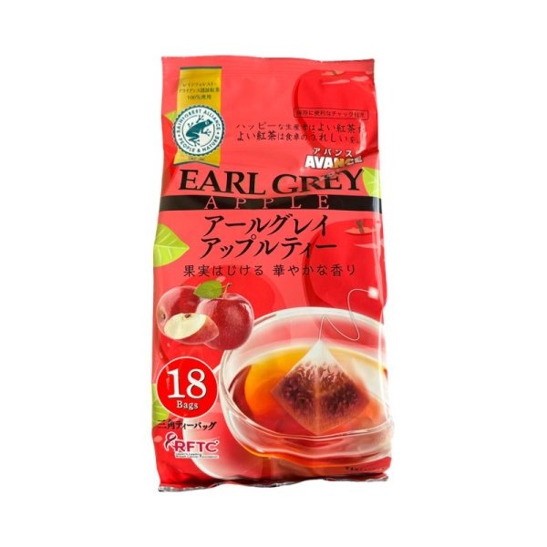 Chay AVANCE Erl Grey chernyy s yablokom 28,8g