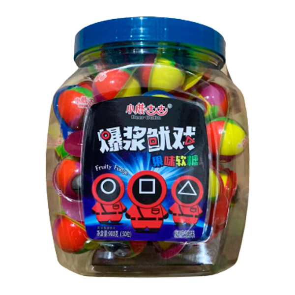 Marmelad Deer DaDa s zhidkoy nachinkoy Igra v kalmara fruktovyy 900g