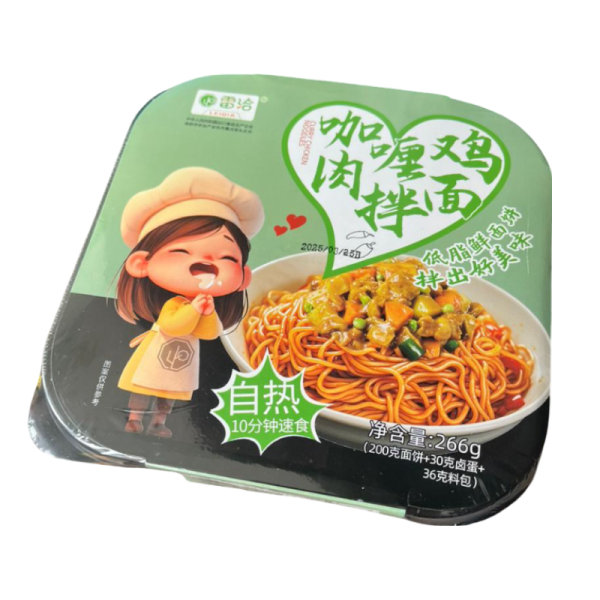 Lapsha LeiQia samorazogrevayushchayasya Devochka so vkusom kuritsy v souse karri 266g