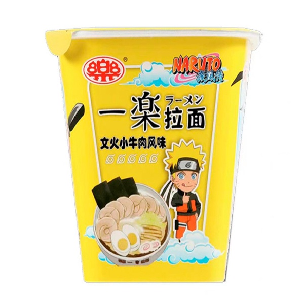Lapsha ramen Yile Naruto s telyatinoy umerenno ostraya 100g