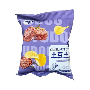 Чипсы Lepinlexin Tudou со вкусом барбекю 36г