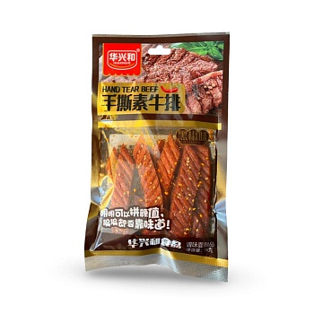 Снеки Huaxinghe со вкусом говяжьего стейка 76г