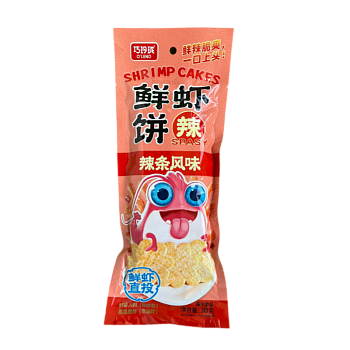 Крекеры Q'leno креветочные мини острые 30г