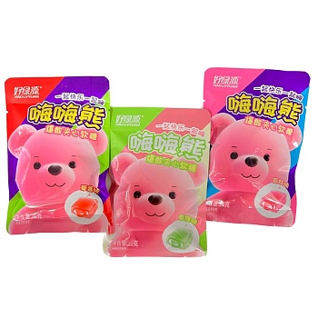 Конфеты жевательные Haolvyuan Фруктовый микс 20г