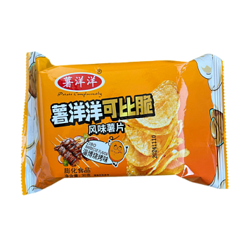 Чипсы ShuYangyang crispy со вкусом стейка 30г