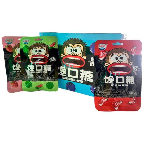 Konfety Emooz Fruktovyy miks 22g