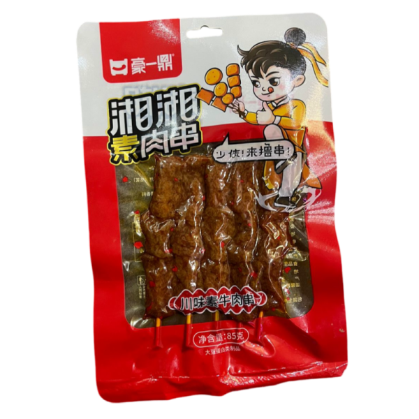Soevoe myaso Vegetarian meat skewers vegetarianskie shashlychki iz govyadiny po sychuanski 85g