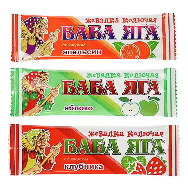 Zhevatelnaya konfeta Baba Yaga assorti vkusov 11g