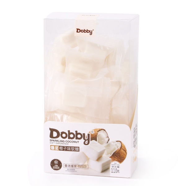 Konfety zhevatelnye Dobby iz kokosovogo moloka 110g
